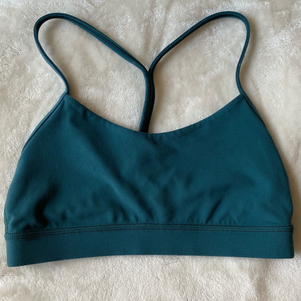 Lululemon Flow Y Bra Laguna Size 6
